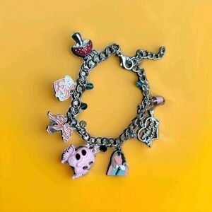Melanie Martinez K-12 Portals Mask Chain Linked Charm Bracelet